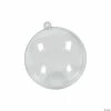 Deals 🔥 3" DIY Medium Clear Ornaments - 12 Pc. 🥰