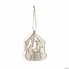 Outlet 😍 DIY 3D Nativity Unfinished Wooden 🎅 Christmas Ornaments - 12 Pc. 🌟