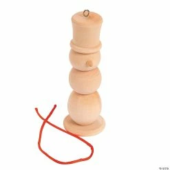 Cheap ๐ DIY 3D Unfinished Wood Snowman Ornaments - Makes 12 ๐