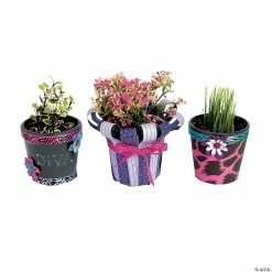 Discount 🔥 DIY Ceramic Flowerpots - 12 Pc. 👍 -Deals Adult Christmas Crafts Store diy ceramic flowerpots 12 pc 56 9207 a03