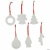 Discount 🛒 DIY Ceramic Holiday Ornaments - 12 Pc. 😉