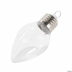 Flash Sale โญ DIY Clear Light Bulb Ornaments - 6 Pc. ๐