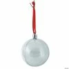 Outlet 🤩 DIY Large Clear Photo Ornaments - 12 Pc. 🔔