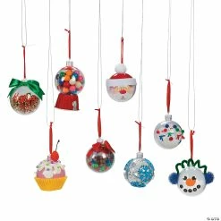 Outlet 🤩 DIY Large Clear Photo Ornaments - 12 Pc. 🔔 -Deals Adult Christmas Crafts Store diy large clear photo ornaments 12 pc 13682539 a02
