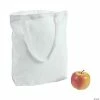 Cheap 🛒 DIY Large White Canvas Tote Bags - 48 Pc. 🤩