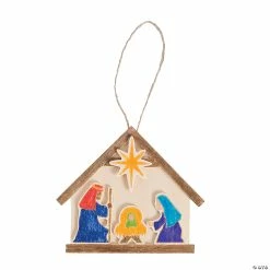 Promo 😉 DIY Nativity 🔔 Christmas Ornaments - Makes 12 🔥 -Deals Adult Christmas Crafts Store diy nativity christmas ornaments makes 1213614727 a02