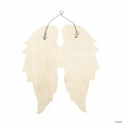 Wholesale 🎁 DIY Unfinished Wood Angel Wings Door Sign 🤩