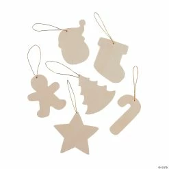 Best reviews of 😍 DIY Unfinished Wood 🎅 Christmas Ornaments - Makes 12 🎁