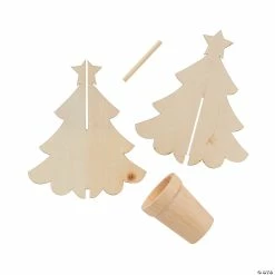 Brand new 👍 DIY Unfinished Wood Potted 🔔 Christmas Trees - 12 Pc. 🧨 -Deals Adult Christmas Crafts Store diy unfinished wood potted christmas trees 12 pc 13957438 a02