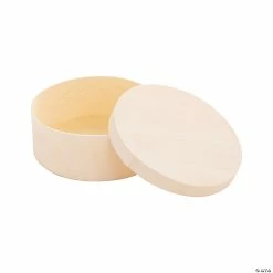 Cheapest 🧨 DIY Unfinished Wood Round Boxes - 12 Pc. 🛒