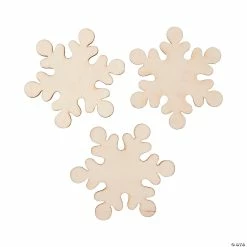 Top 10 ✔️ DIY Unfinished Wood Snowflakes - 35 Pc. 🧨