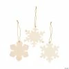 Outlet 🤩 DIY Wood Snowflake Ornaments - 12 Pc. ⭐