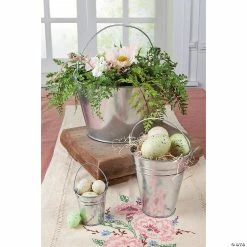 New 🌟 Galvanized Metal Pails - 12 Pc. 🤩 -Deals Adult Christmas Crafts Store galvanized metal pails 12 pc 3 1377c a02