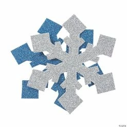 Coupon 🧨 Glitter Snowflake Shapes - 48 Pc. 🔔