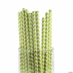 Outlet 🤩 Chevron Paper Straws - 24 Pc. 😍