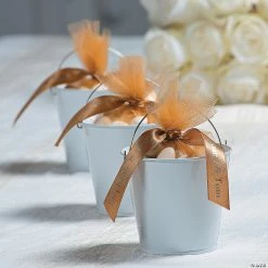 Best reviews of 😉 Mini Pails - 12 Pc. 😀 -Deals Adult Christmas Crafts Store mini white favor pails 12 pc 52 43 a02