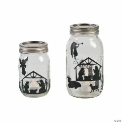 Wholesale ✔️ Nativity Mason Jar Decals - 24 Pc. ✨