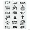 Best reviews of 🔥 Religious ❄ Christmas Ornament Decal Sheets - 4 Pc. ✔️