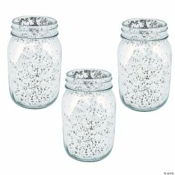 Top 10 ⭐ Silver Mercury Mason Jars - 12 Pc. 😀