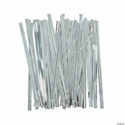 Brand new 🥰 Silver Metallic Twist Ties - 600 Pc. 🧨