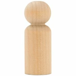 Hot Sale 👍 Woodpeckers Crafts, DIY Unfinished Wood 1-3/4" Boy Peg Dolls, Pack of 100 😀