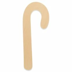 Flash Sale 🛒 Woodpeckers Crafts, DIY Unfinished Wood 12" 🍬 Candy Cane Cutout, Pack of 12 ❤️