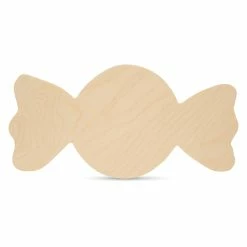 Best Pirce ⭐ Woodpeckers Crafts, DIY Unfinished Wood 12" 🍬 Candy Cutout Pack of 6 🥰
