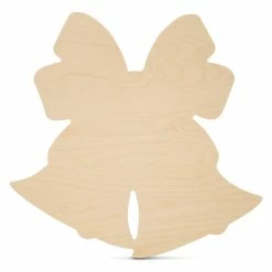 Cheapest 😀 Woodpeckers Crafts, DIY Unfinished Wood 12" 🎁 Christmas Bell Cutout Pack of 3 🎉
