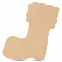 Deals ❤️ Woodpeckers Crafts, DIY Unfinished Wood 12" 🎄 Christmas Stocking Cutout, Pack of 5 ✨