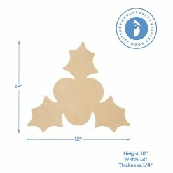 Best reviews of 🌟 Woodpeckers Crafts, DIY Unfinished Wood 12" Holly Cutout Pack of 12 😀 -Deals Adult Christmas Crafts Store woodpeckers crafts diy unfinished wood 12 holly cutout pack of 1214128996 a02NOWA
