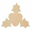 New 🤩 Woodpeckers Crafts, DIY Unfinished Wood 12" Holly Cutout Pack of 6 👏