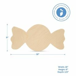 Outlet 😍 Woodpeckers Crafts, DIY Unfinished Wood 18" 🍬 Candy Cutout Pack of 6 ⭐ -Deals Adult Christmas Crafts Store woodpeckers crafts diy unfinished wood 18 candy cutout pack of 614129038 a02NOWA