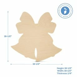 Best Sale ✔️ Woodpeckers Crafts, DIY Unfinished Wood 18" 🎅 Christmas Bell Cutout Pack of 12 🧨 -Deals Adult Christmas Crafts Store woodpeckers crafts diy unfinished wood 18 christmas bell cutout pack of 1214128979 a02NOWA