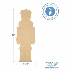 Best reviews of ⌛ Woodpeckers Crafts, DIY Unfinished Wood 18" Nutcracker Cutout Pack of 12 ✨ -Deals Adult Christmas Crafts Store woodpeckers crafts diy unfinished wood 18 nutcracker cutout pack of 1214128918 a02NOWA