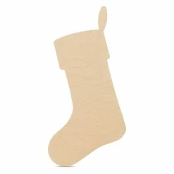 New ✔️ Woodpeckers Crafts, DIY Unfinished Wood 18" Stocking Cutout Pack of 6 🌟