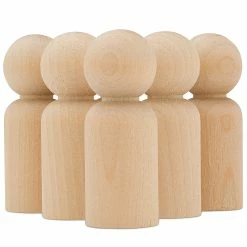 Best reviews of 🧨 Woodpeckers Crafts, DIY Unfinished Wood 2-3/8" Man Peg Dolls, Pack of 50 🔥