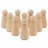 Buy 🌟 Woodpeckers Crafts, DIY Unfinished Wood 2" Angel Peg Dolls, Pack of 50 🎁