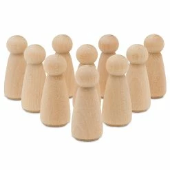 Best Pirce 💯 Woodpeckers Crafts, DIY Unfinished Wood 3-1/2" Angel Peg Dolls, Pack of 50 🎁