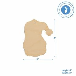 Cheapest 😉 Woodpeckers Crafts, DIY Unfinished Wood 4" Santa Cutout, Pack of 10 🥰 -Deals Adult Christmas Crafts Store woodpeckers crafts diy unfinished wood 4 santa cutout pack of 1014118753 a02NOWA