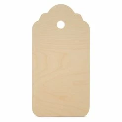 Best Pirce 👏 Woodpeckers Crafts, DIY Unfinished Wood 6" Gift Tag Cutout Pack of 12 👏
