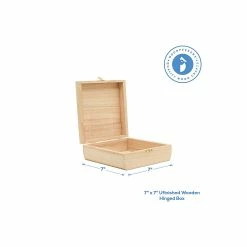 Flash Sale 🥰 Woodpeckers Crafts, DIY Unfinished Wood 7" Craft Box, Pack of 2 ⭐ -Deals Adult Christmas Crafts Store woodpeckers crafts diy unfinished wood 7 craft box pack of 214119825 a02NOWA