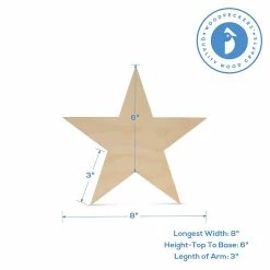 Top 10 π Woodpeckers Crafts, DIY Unfinished Wood 8" Star Cutout, Pack of 10 π 7 Top 10 π Woodpeckers Crafts, DIY Unfinished Wood 8" Star Cutout, Pack of 10 π -Deals Adult Christmas Crafts Store woodpeckers crafts diy unfinished wood 8 star cutout pack of 1014120823 a03NOWA